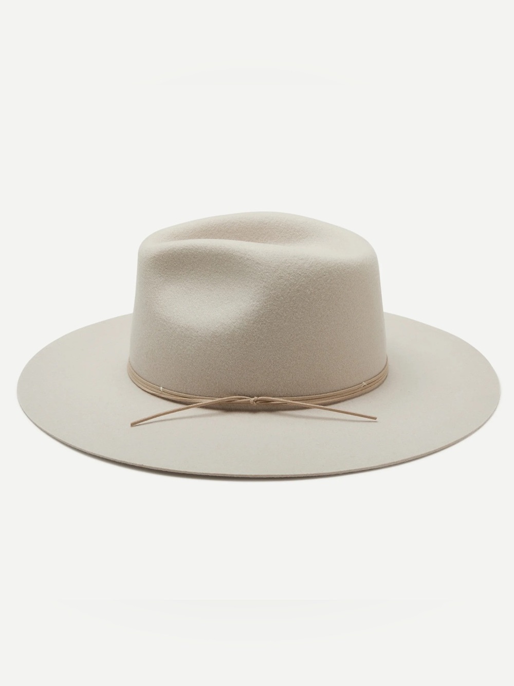 Wyeth Wool Wide Brim Cowboy Hat Shea Putty Off White Cream rancher south western